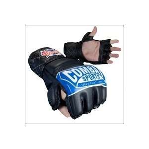 Combat Sports MMA Compeition Gloves w/thumb   Black/Blue  
