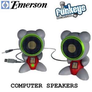  Exclusive Funkeys Usb Computer Speakers By EMERSON® Electronics