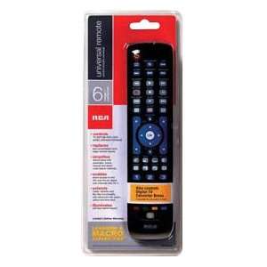  Rca 6 Device Universal Remote Control Black For TV Sat/Cbl 