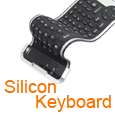 Bluetooth Wireless Flexible Silicone Roll up Keyboard  
