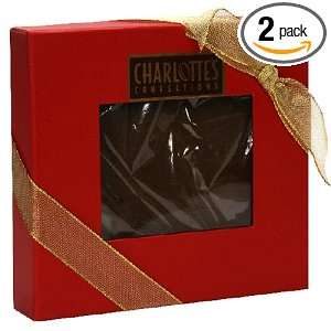 Charlottes Confections Red Window Gift Box, Peppermint Fudge, 16 