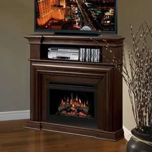  Dimplex Montgomery Nutmeg Corner Electric Fireplace Media 