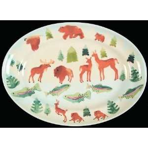 Hartstone High Country 16 Oval Serving Platter, Fine China Dinnerware