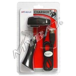 com Premium Mybat Brand 3in1 (Car & Travel & USB charger) for CRICKET 