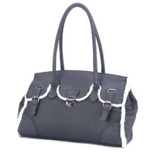 Stylish Women Handbag Double handle Shoulder Facile Bag with Crocodile 