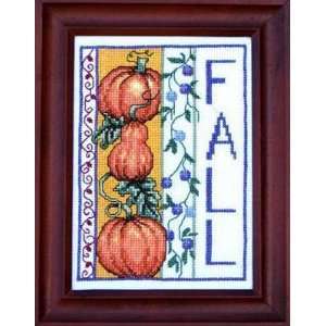  Fall Pumpkins, Cross Stitch from Bobbie G Arts, Crafts 
