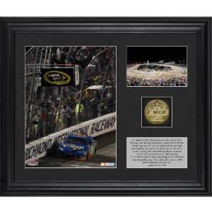  Kyle Busch 2011 Crown Royal 400 Winner Framed 6x8 Photo 