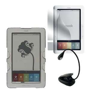  Plastic Crystal Case(Clear),Screen Protector, Ebook LED Bright Light