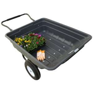   11 Cubic Feet Muck Cart with Flat Free Tires Patio, Lawn & Garden
