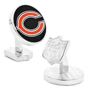  Palladium Chicago Bears Cufflinks Cuff Links Jewelry