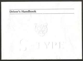 2001 Jaguar S Type Owners Owners Manual w/Case Handbook S Type  