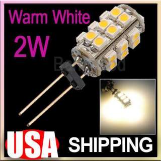 Warm White G4 26 SMD LED RV Marine Boat Camper Light Bulb Lamp DC 12V 