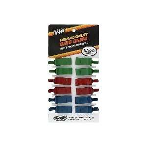  Vo Toys Metal Cuttlebone Clips in Assorted Colors 12 count 