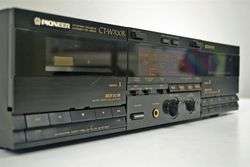 Pioneer Stereo Dual Cassette Deck Tape Player Recorder CT W700R  
