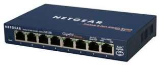 NETGEAR GS108 ProSafe® 8 Port Gigabit Ethernet Desktop  