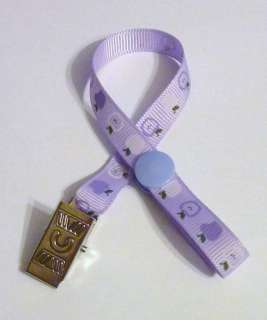 Personalised Taggy Blanket Clip / Dummy Saver Strap  
