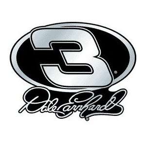 Dale Earnhardt Silver Auto / Truck Emblem