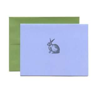  Eason Letterpress Note Card Set, Vintage Rabbit, Letterpress Cards 