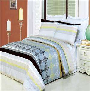 Printed Multi Piece Duvet Sets   SOUTH GATE Style   Full, Queen, King 