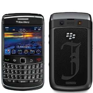 Coveroo Letter J Monogram English Design on BlackBerry Bold 9700 Phone 