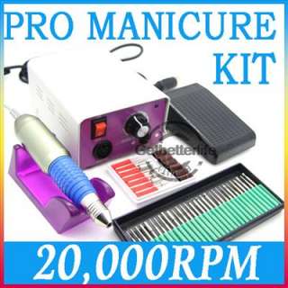 Pro Electric Nail Manicure Pedicure Drill File/12V  