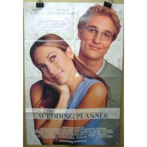 Movie Poster The Wedding Panner Jennifer Lopez Matthew mcConaughey 