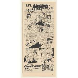  1951 Lil Abner Al Capp Bomb Cartoon Cream of Wheat Print 