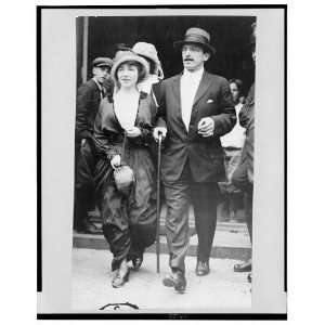  Photo Alexander Berkman and Helen Harris arriving in 