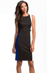 Maggy London Sleeveless Vertical Colorblock Sheath Dress $148.00