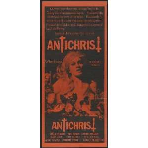   Antichrist Poster Insert 14x36 Carla Gravina Mel Ferrer Arthur Kennedy