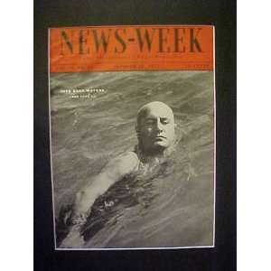 Benito Mussolini October 12, 1935 Newsweek Magazine Professionally 