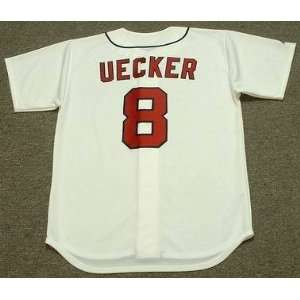 BOB UECKER Milwaukee Braves 1960s Majestic Cooperstown Throwback 