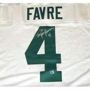  Brett Favre Hand Signed Packers White Jersey Everything 