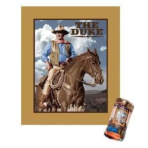  John Wayne The Duke Fleece Collector Cowboy Throw 