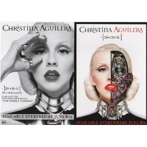 Christina Aguilera   Bionic   Promotional Art Card