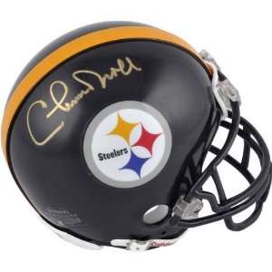 Chuck Noll Pittsburgh Steelers Autographed Riddell Mini Helmet