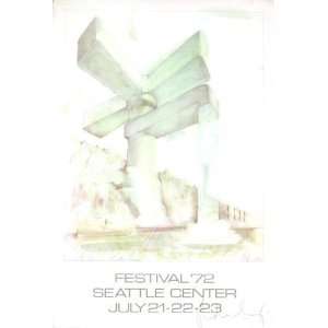   Union Seattle Festival 1972 by Claes Oldenburg, 22x23