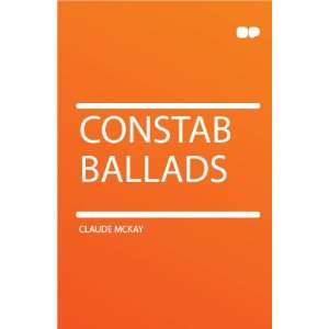  Constab Ballads Claude McKay Books