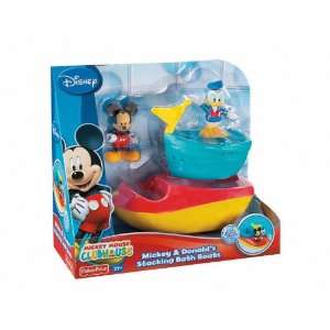  Fisher Price Disneys Mickey And Donalds Stacking Bath 