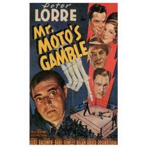  Mr. Moto s Gamble (1938) 27 x 40 Movie Poster Style A 