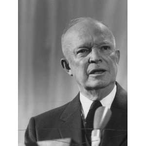 Former President Dwight D. Eisenhower at a Gop Strategy Meeting and 