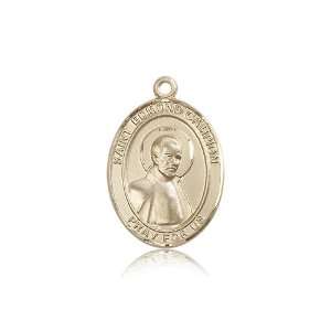  14kt Gold St. Saint Edmund Campion Medal 1 x 3/4 Inches 