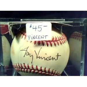  Fay Vincent Autographed Baseball?