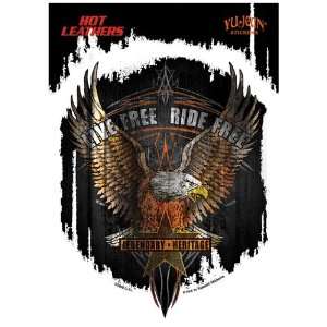 Hot Leathers   Live Free Ride Free Legendary Heritage Eagle   Sticker 