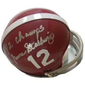 Gene Stallings Alabama Crimson Tide Mini Helmet 92 National Cham