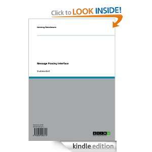 Message Passing Interface (German Edition) Henning Fleischmann 