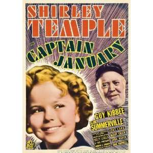  Captain January (1936) 27 x 40 Movie Poster Style E
