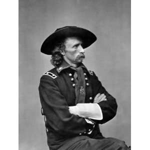 George Armstrong Custer, U.S. Army Major General, 1863 Premium Poster 