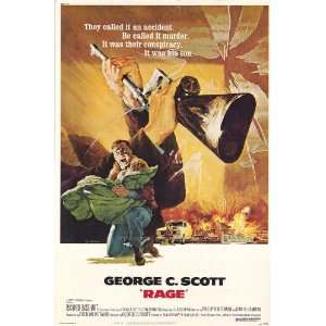  Rage Poster Movie 27x40 George C. Scott Richard Basehart 