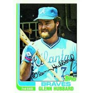  1982 Topps #482 Glenn Hubbard   Atlanta Braves (Baseball 